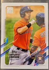 2021 Topps Employee Edition Michael Brantley Rare Parallel #434 Astros