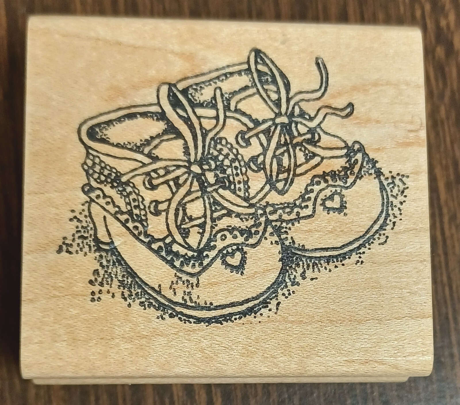 Rubber Stamp F355 Scrapbook Announcement Card Making
