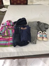 Lot of 6 Girl's Size 3,4 5 years Clothes Pants, Shirts ZARA GAP Talbots shoes