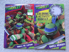 Teenage Mutant Ninja Turtles Coloring  Activity Booklets NEW Lot of 2 Paperback