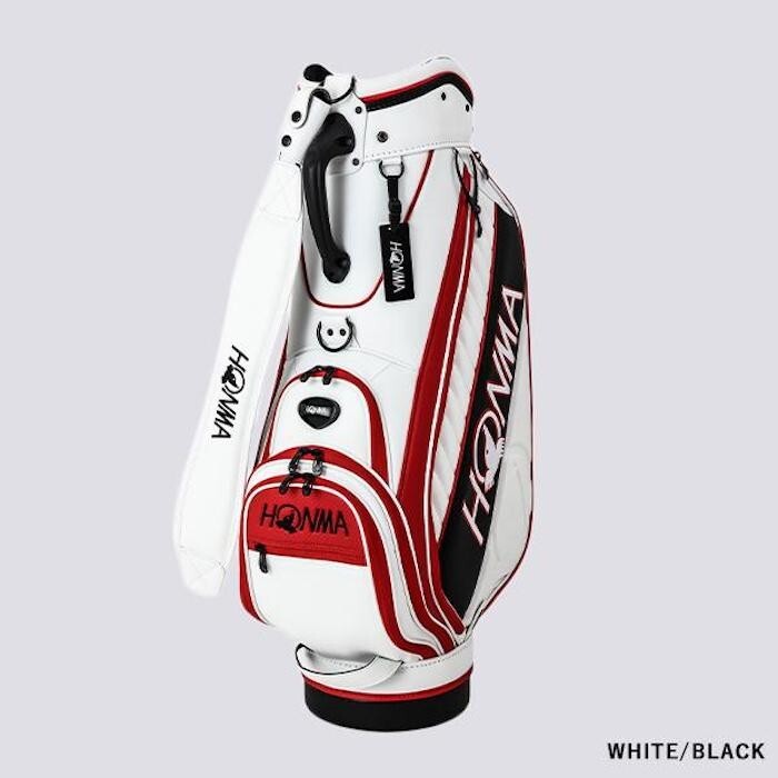 HONMA キャディバッグ ホワイト/レッド/ 0107085510_677c6d5e611f8.jpg
