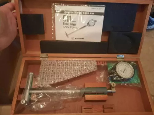 new mitutoyo dial bore gauge, Typ 511-178, 100 - 160 mm, resolution 0.001mm