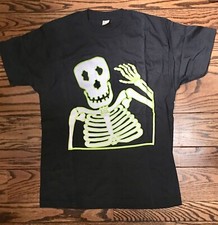 Halloween T-shirt Skeleton  Glow-in-the-dark Size XL