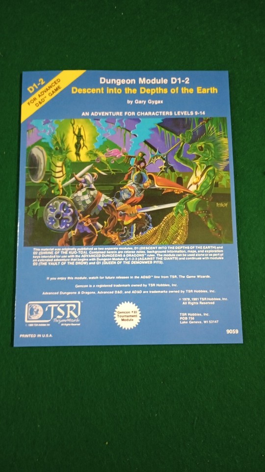 Dungeon Module BUNDLE Advanced Dungeons Dragons AD&D 1st Edition | eBay
