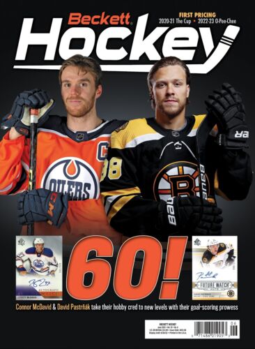 New JULY 2023 Beckett HOCKEY CARD PRICE GUIDE Magazine w/20 GREATEST OILERS CARD - Picture 2 of 18