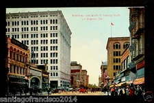 CALIFORNIA 41-Los Angeles -Broadway near Sixth St. looking South