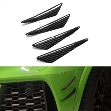 Front Bumper Lip Splitter Fins Canards For Audi A3 8V S3 RS3 A4 B8 8.5 S4 RS4 B9