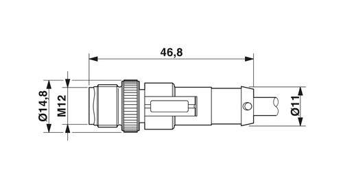PHOENIX CONTACT SENSOR/ACTUATOR CABLE 10m 1405887 SAC-5P-M12MS-M12FR BK/800/10 - Picture 11 of 16