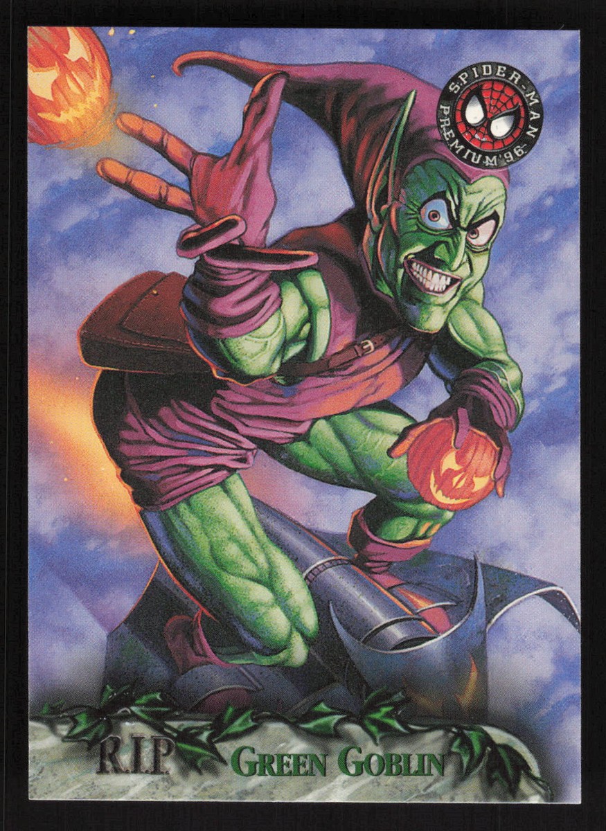 1996 SkyBox Premium Spider-Man #95 Green Goblin Card TCCCX A | eBay