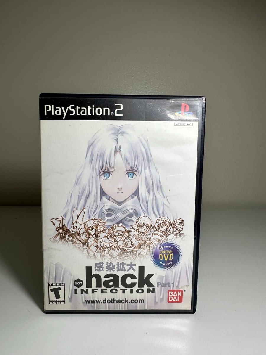.hackシリーズ PS2版 + DVD Dot Hack Infection Vol 1 (Sony Playstation 2 PS2) w/ DVD No