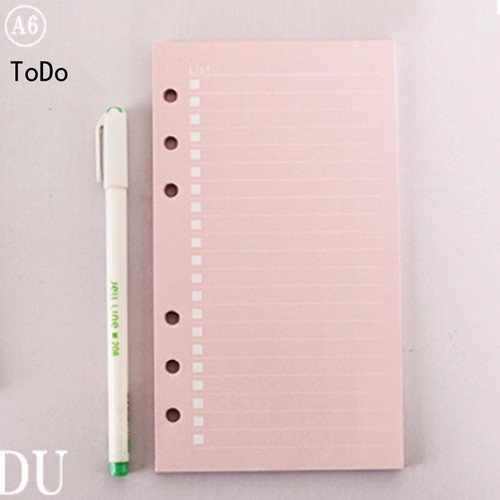 A6 Personal To Do/Blank/Ruled Planner Diary Insert Refill Organiser 40 Sheets #B - Picture 6 of 8