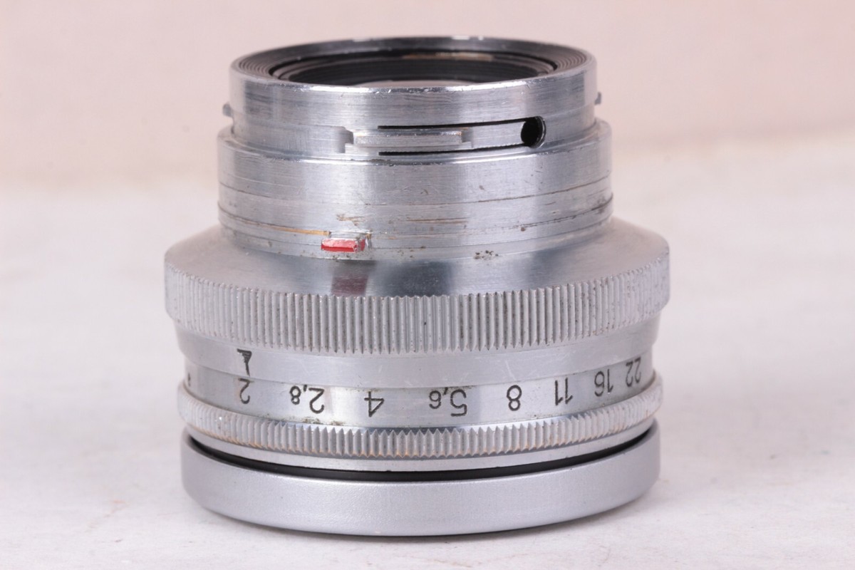 CARL ZEISS JENA SONNAR Lens 2/50mm Red T For Camera CARL ZEISS JENA SONNAR Lens 2/50mm Red T For Camera