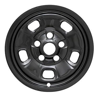 Tapacubos cubiertas de rueda negras brillantes de 17" para Dodge Ram 1500 ST 2013-2018/TRADESMAN Foto 2 de 2