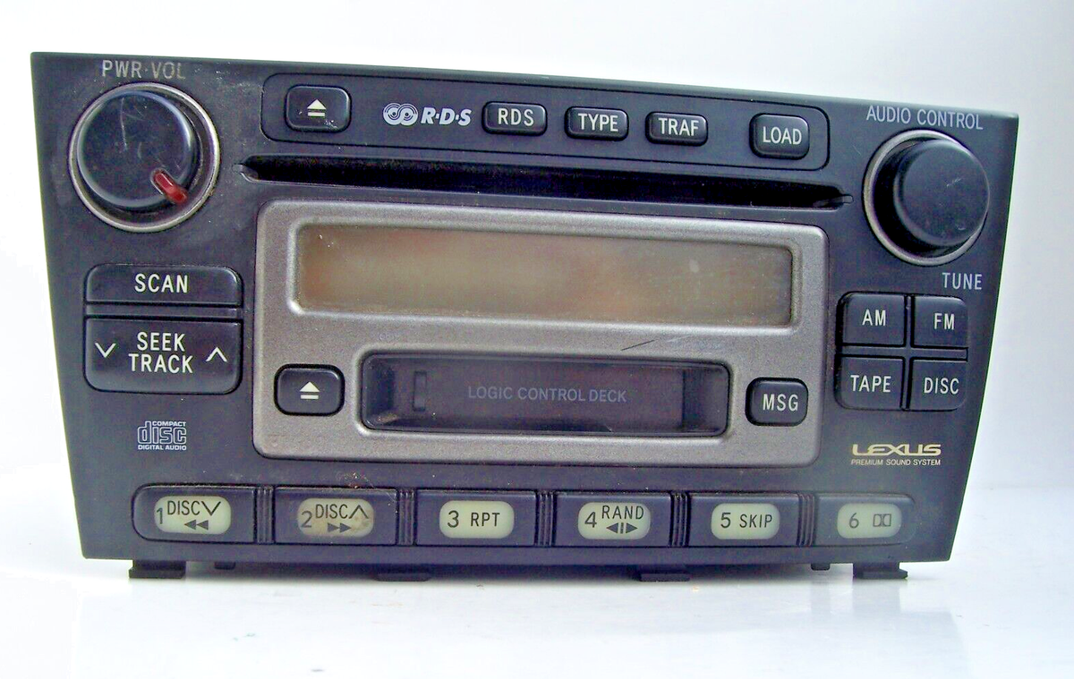 LEXUS 純正オーディオ 作動確認済 86120-53E10 2001 - 2005 Lexus  