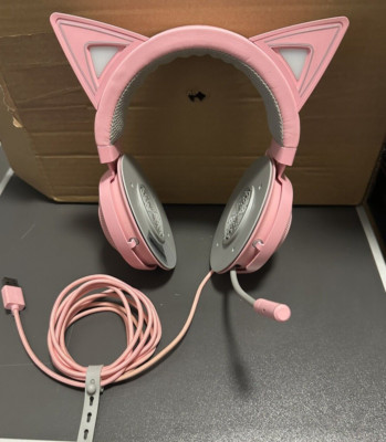Razer Kraken Kitty Edition Gaming Headset Katzenohr USB Gaming Headset Chrom Gam
