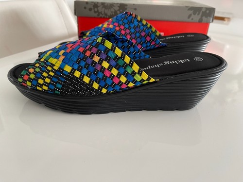 TAKING SHAPE Woven, Stretch Flexible Sandal -39- NIB - Imagen 2 de 2