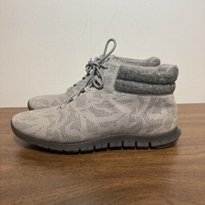 Cole Haan Zerogrand Shoes Women's Size 8 B Gray Perforated Mid Trainers Style
