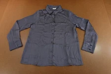 Splendid Womens Size Small Blue Gray Long Sleeve Button Front Top New