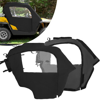 4PCS Fit Can-Am Commander 800 1000 11-20 Soft Doors & Rear Panel
