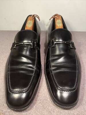 Salvatore Ferragamo black Lavorazione Originale' loafers US Mens
