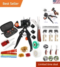 Professional 2-in-1 Garden Grafting Tool Kit with High Carbon Steel Blades