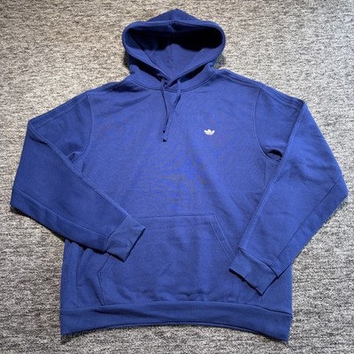 Adidas Orignals Shmoofoil Hoodie Herren mittelblau Sweatshirt Ghost Mark Gonzales