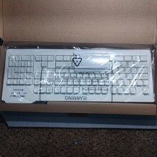 Seal Shield Medical Grade USB Keyboard White Silver SSWKSV207