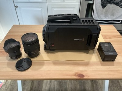 BlackMagic Design Ursa 4K EF Mount Professional Cinema Camera w/ Two Lenses