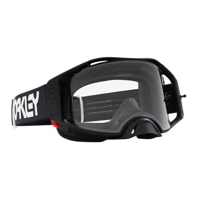 Oakley Airbrake Brille - B1B (schwarz/weiß) klare Gläser