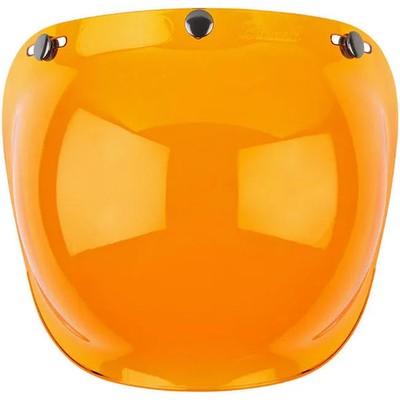 BELL 3 SNAP BUBBLE SHIELD ORANGE AMBER TINT ANTI FOG