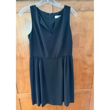 Ann Taylor LOFT Classic Black Sleeveless Fit & Flare Dress Women's Size 2