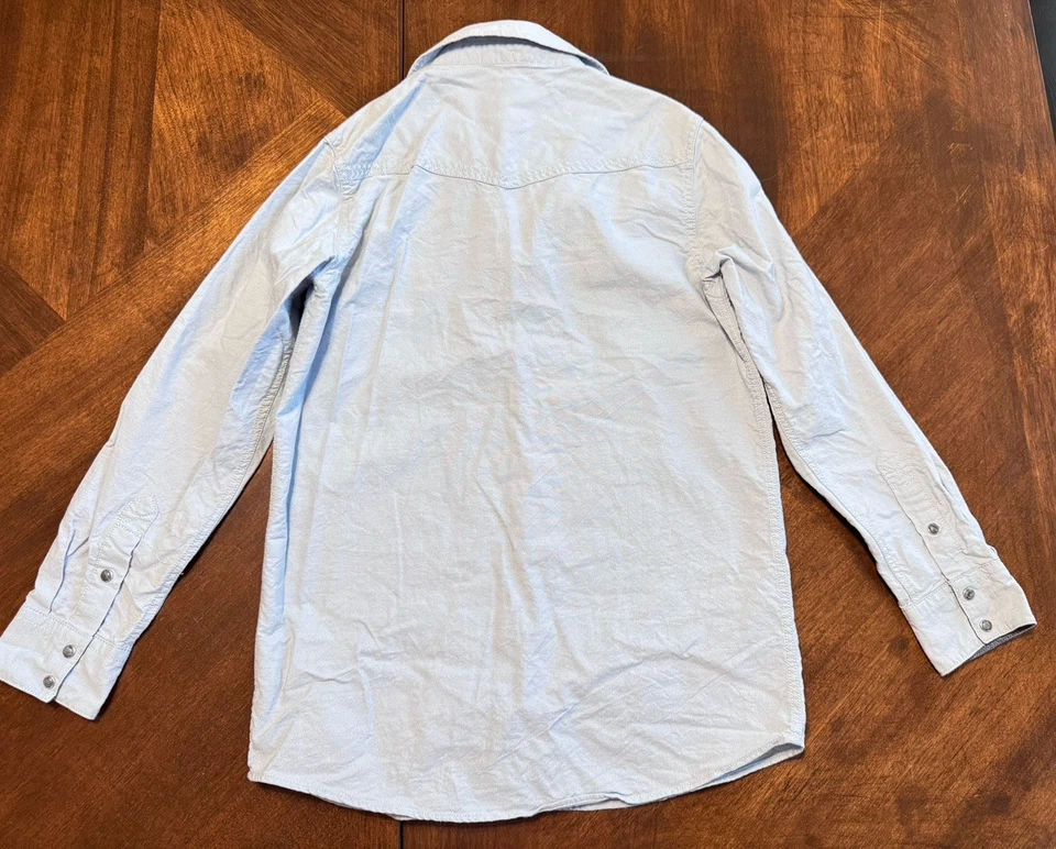 Cody James Auténtica Ropa Occidental Para Hombre Azul Abotonado Piedra Broches Grandes Foto 2 de 4