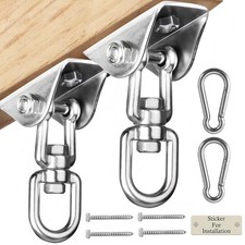 Heavy Duty Swing Hangers for Wooden Sets 2000 LB Capacity Hammock Hanger 360 ...