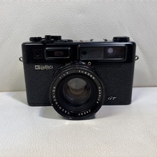Yashica Black Electro 35GT 35mm Film Camera Yashinon 45MM 1.7 Japan Untested