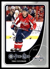 2010-11 O-Pee-Chee #211 Tomas Fleischmann Washington Capitals Hockey Card