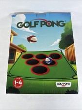 Golf Pong Games Backyard Chipping Game Set 1-4 Players Indoor Outdoor Family