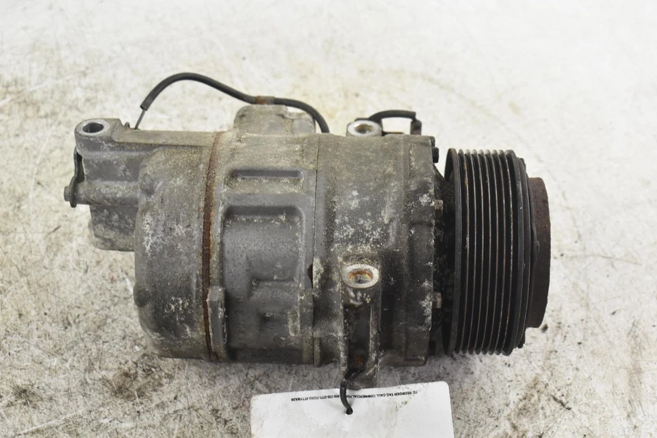 Compresor de aire acondicionado usado se adapta a: BMW X5 xDrive35i 2011 3,0 L doble turbo grado A Foto 2 de 4