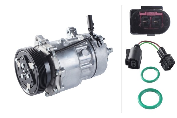 Hella Kompressor Klimaanlage >>> Easy2Fit <<< 8FK 366 201-791 12V FüR VW T5 Bus-image