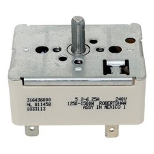 316436000 for Frigidaire Range Stove Burner Infinite Control Switch