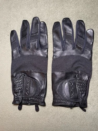 Cabela’s Black Premier Leather Shooting Gloves,  XL, Size 8.5, Unlined - product listing photo