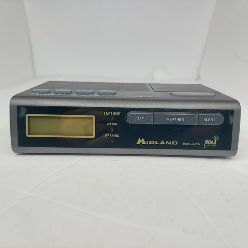 Midland 74-200 NOAA Weather/All Hazard Alert Radio with Clock and Alarm