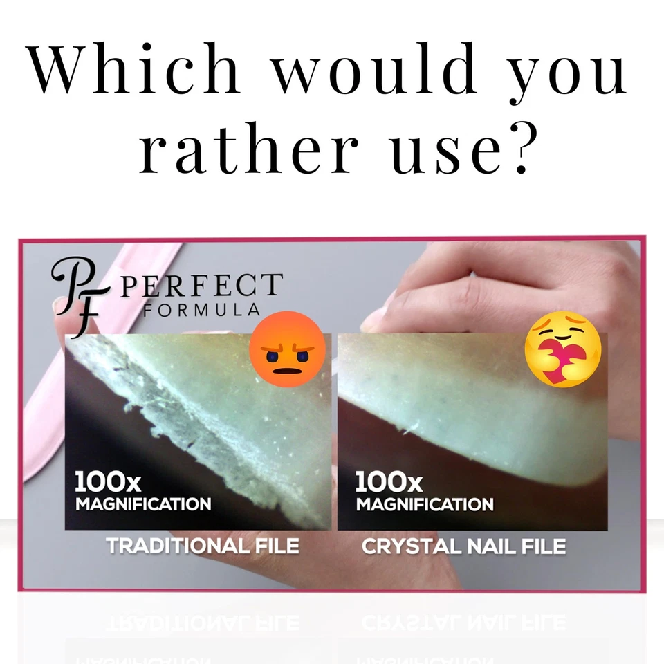 Lima de uñas de vidrio (juego de 2) - Limas de uñas de cristal con estuche, checa profesional... Foto 3 de 4