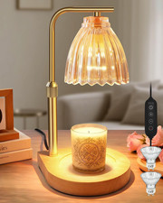 Candle Warmer Lamp with Timer and Dimmer, Height Adjustable Wax Melting Light