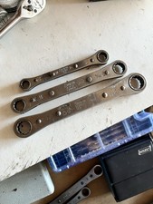 Vintage Snap-On Ratchet Spanners Set