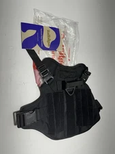 rabbitgoo Tactical Dog Harness Medium – Heavy Duty No‑Pull Vest w/ Handle Black