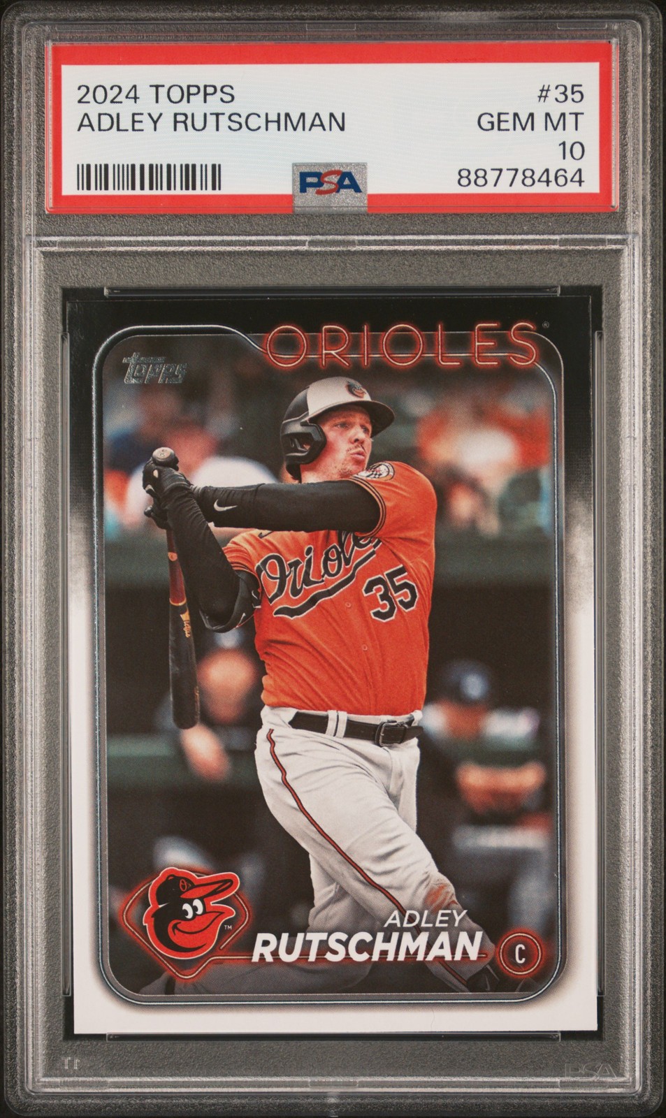 2024 TOPPS #35 ADLEY RUTSCHMAN PSA 10