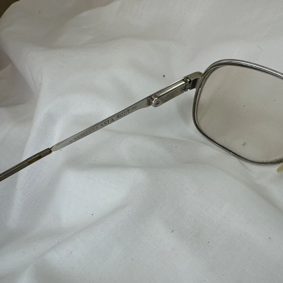 Safilo Elasta Eyeglasses Frame 3022/P 292 Men's Gray Metal Aviator 58-16-145 - Image 2 of 4