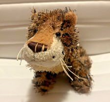 Ganz Webkinz Plush Leopard HM031 Stuffed Animal Toy 7" NO CODE