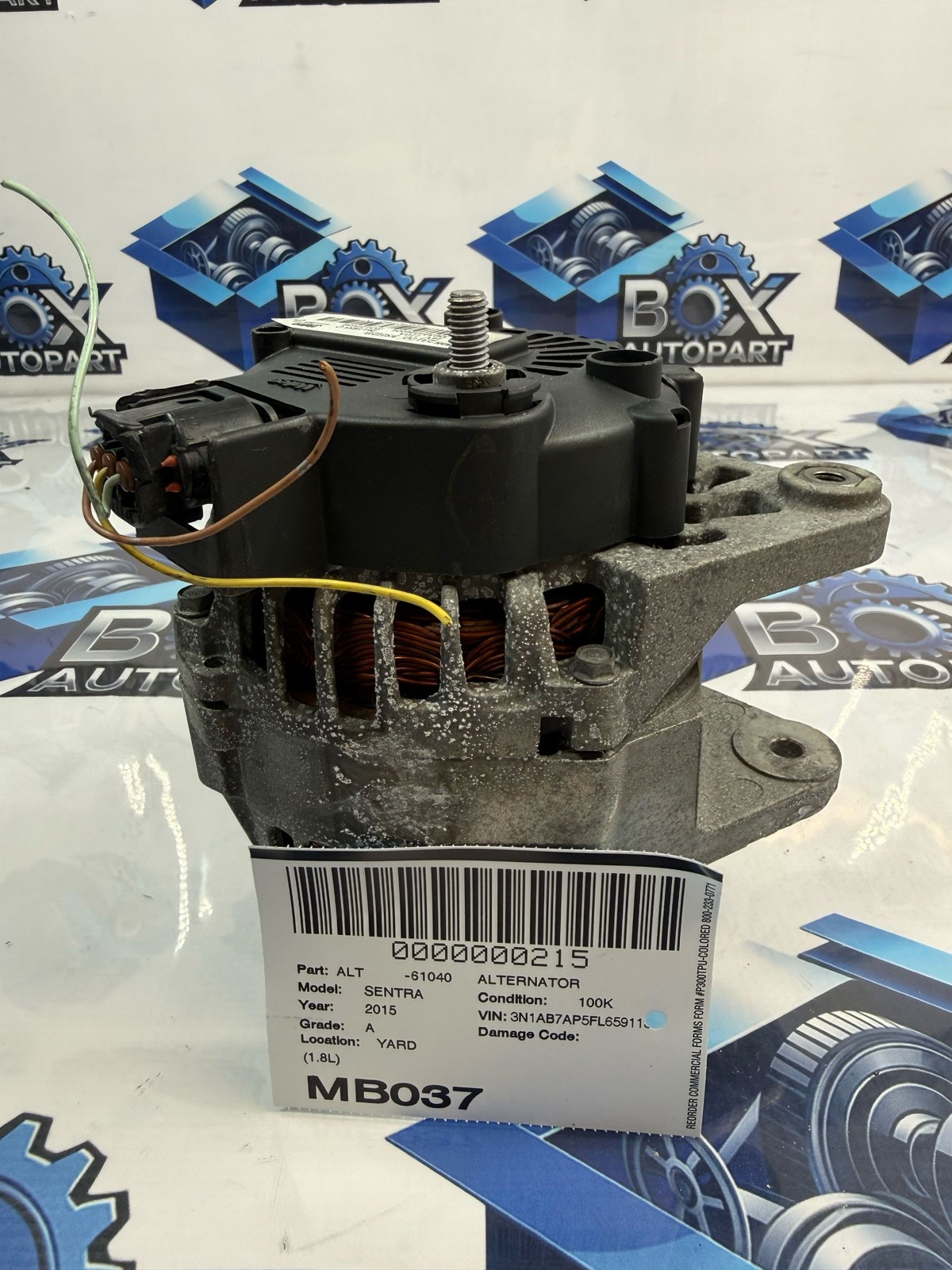 2013-2019 NISSAN SENTRA Alternator OEM 2310M3SH2BRW