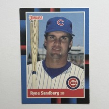 1988 Donruss #242 Ryne Sandberg Blue Right Corner Cubs